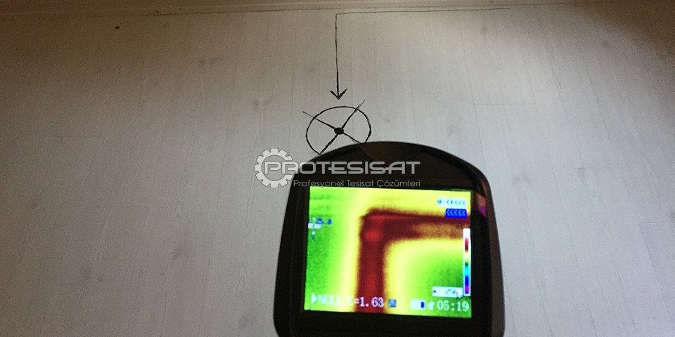 Kamera ile su kaçağı tespiti